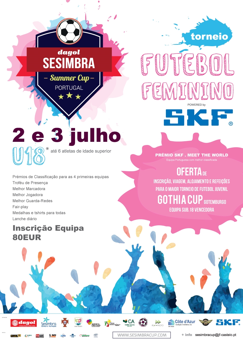 Futebol Feminino no Sesimbra Summer Cup com o apoio da SKF