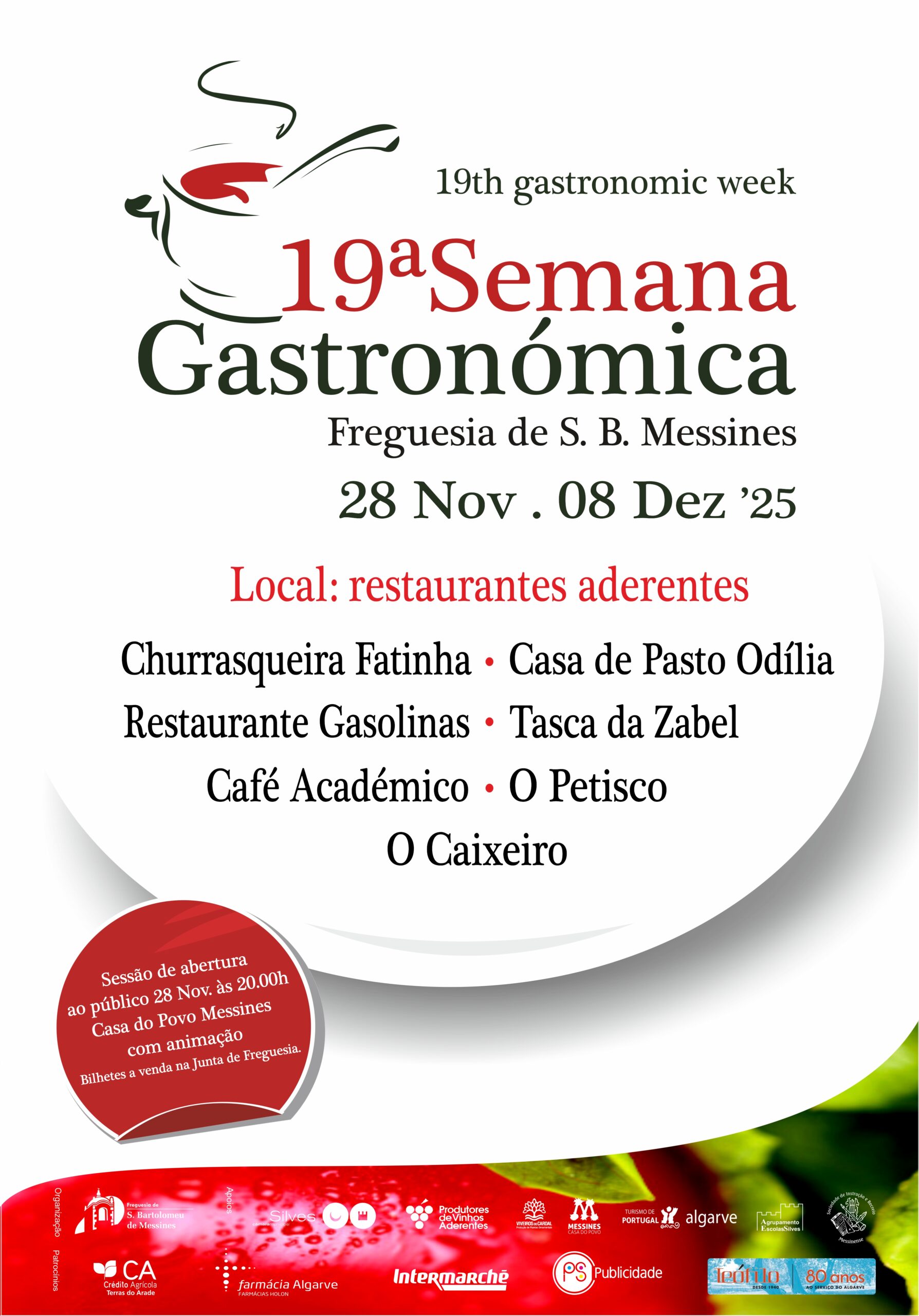 Cartaz Semana Gastronómica 2025